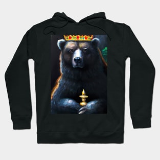 Bear with Crown Hoodie